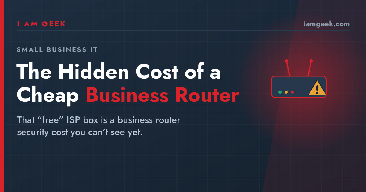 The Hidden Cost of a Cheap Business Router
