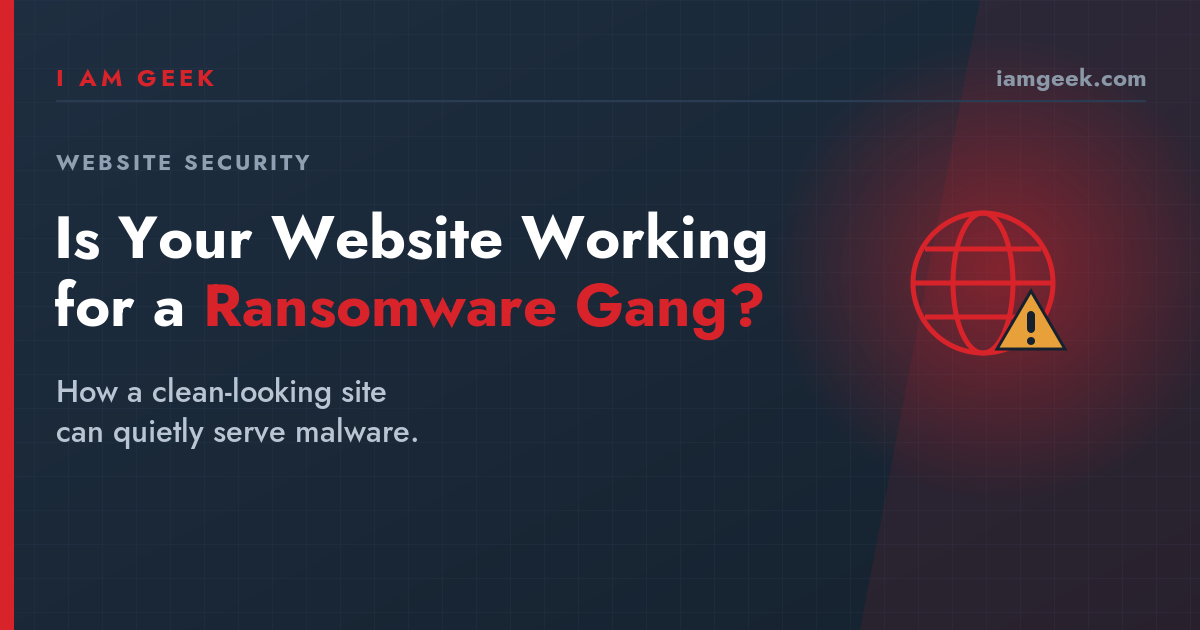 Your Website Might Be Quietly Recruiting for a Ransomware Gang