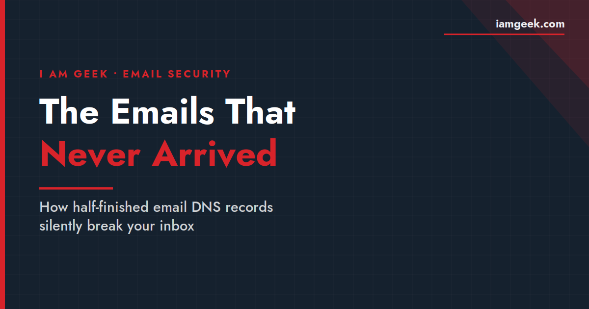 Email DNS records explained: why mail silently fails to arrive